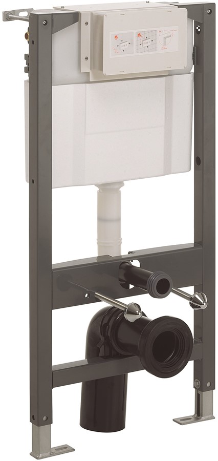 0.98m Height Wall Hung Toilet Support Frame